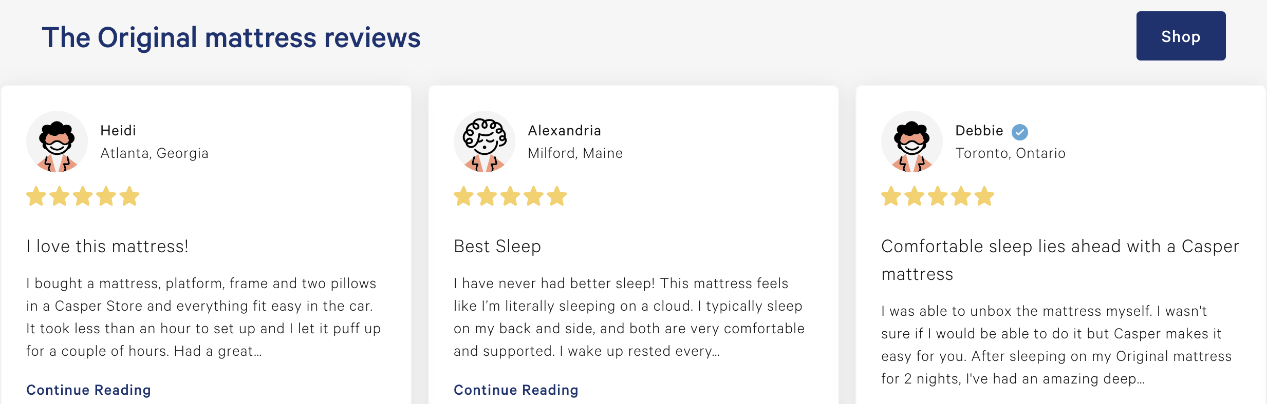 customer success stories testimonial pages